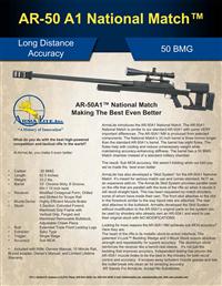 ARMALITE® AR-50A1™ NATIONAL MATCH 
