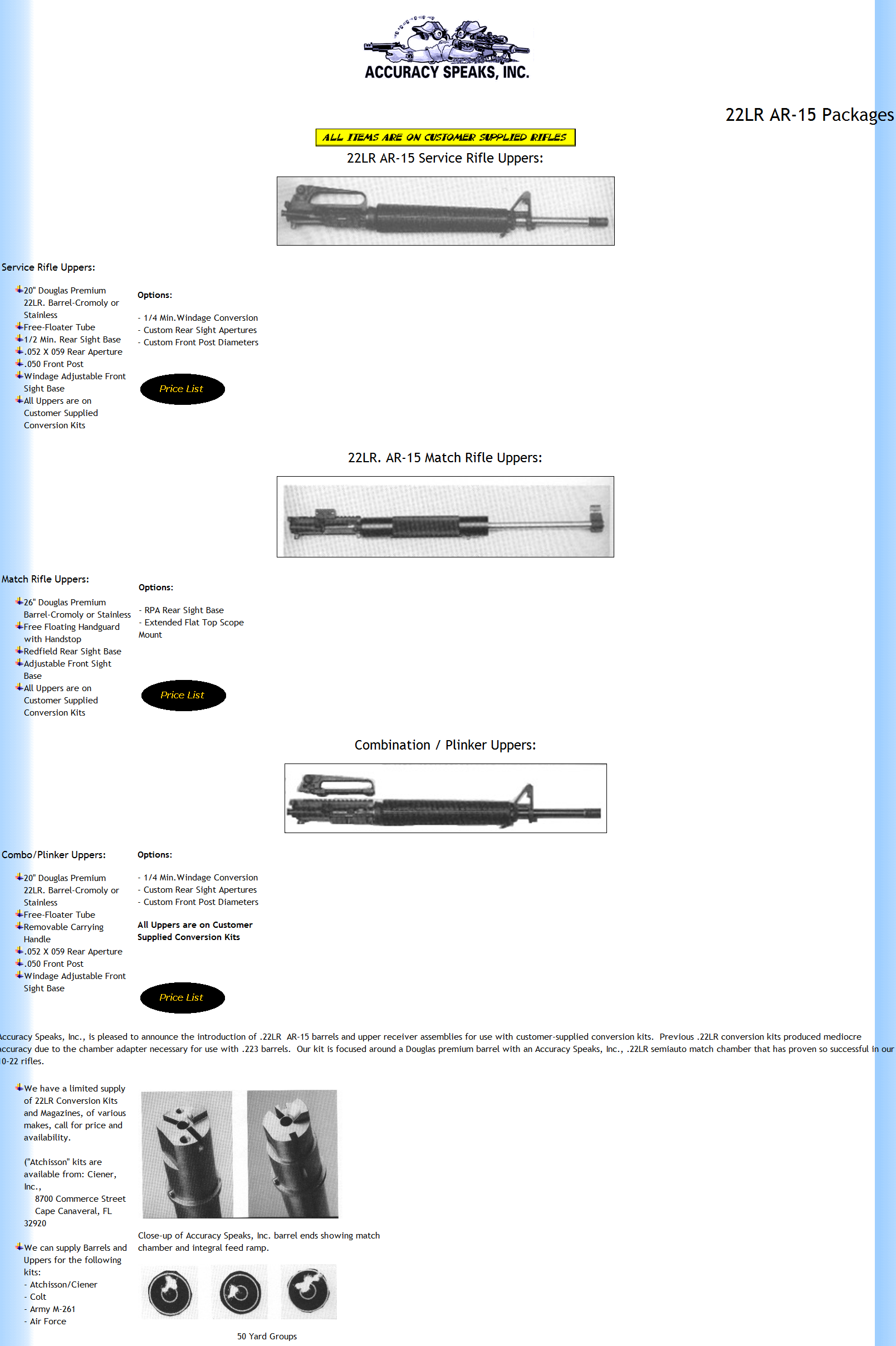 CombatRifle.net - Colt AR-15,AR15,M16 22 Long Rifle Conversion Kit ...